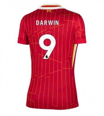 Liverpool Darwin Nunez #9 Primera Equipación Mujer 2024-25 Manga Corta